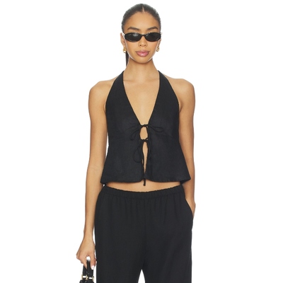 LSPACE APRIL 上装 黑色REVOLVE小众新款