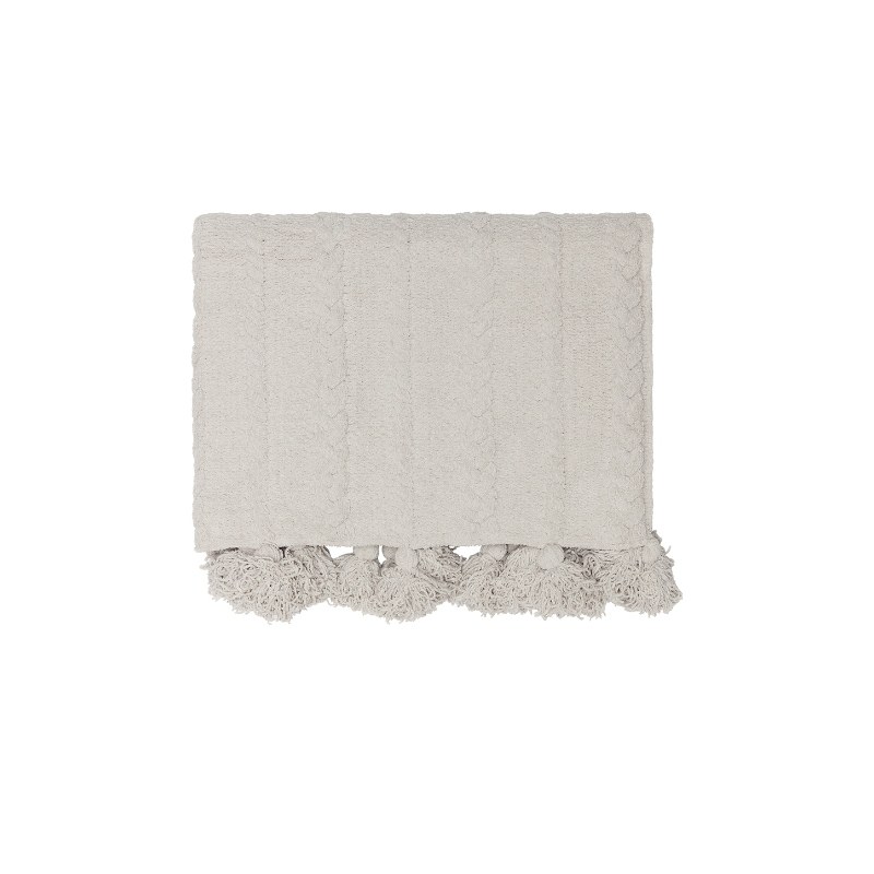 Sunday Citizen Braided Pom Pom ThrowREVOLVE小众新款,收纳整理,旅行收纳套装,淘宝优惠券,粉丝福利购,淘宝优惠卷