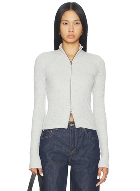 Citizens of Humanity ZIP 开衫 淡灰色REVOLVE小众新款