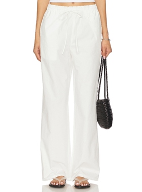 [冬季新品]Rue Sophie FRANNIE 长裤白色美式休闲风REVOLVE