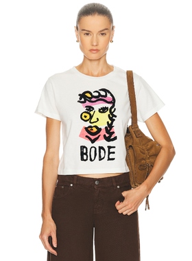 [春季新品]BODE VISAGE T恤 白色辣妹风REVOLVE小众新款