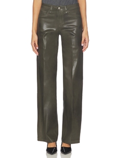 L'AGENCE SCOTTIE 高裆阔腿裤 revolve小众新款 绿色