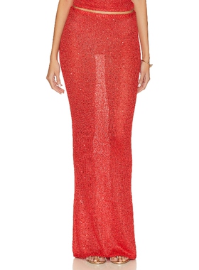 [夏季新品]Asta Resort CAROLINA 长款半身裙revolve时尚小众