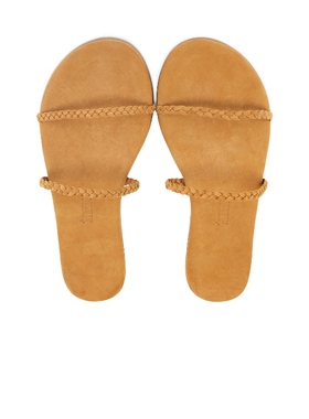 TKEES GEMMA BRAID 凉鞋 棕黄色 女款REVOLVE小众新款