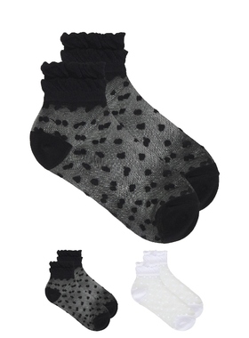 [冬季新品]Stems PIPPA 短袜 黑色REVOLVE小众