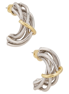 Demarson SLOANE 铆钉耳饰 金属金色REVOLVE小众新款