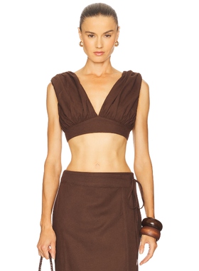 [春季新品]Riot Swim PIPER 上装 巧克力色REVOLVE小众