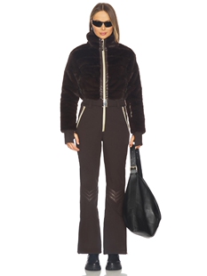 My Sunday Ski Faux Fur Altitude Ski Suit revolve小众新款