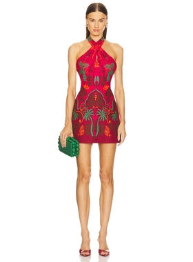 [冬季新品]Cara Cara PERLA 连衣裙 红色 REVOLVE小众