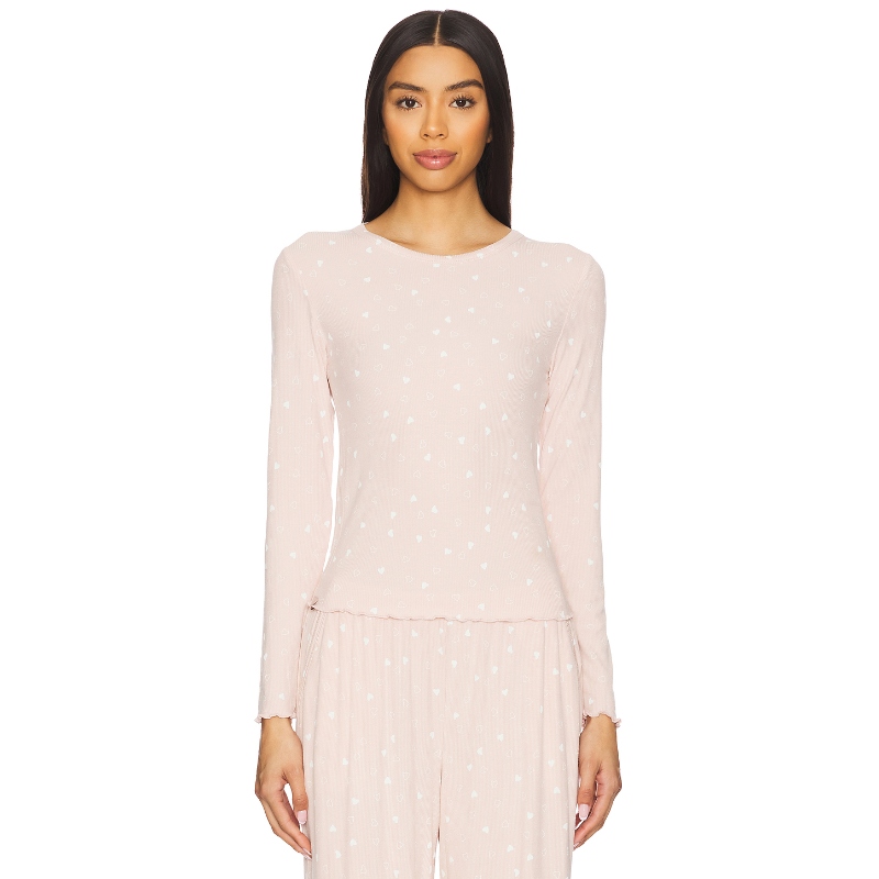 Barefoot Dreams 睡衣长袖上衣 粉红胭脂REVOLVE