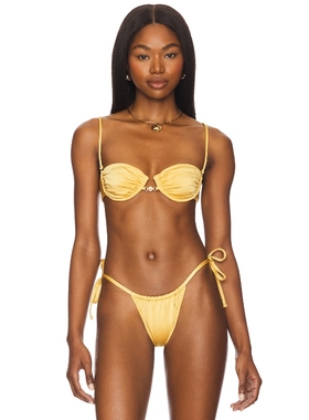 Sommer Swim HARPER 比基尼文胸上衣 深黄色辣妹风REVOLVE