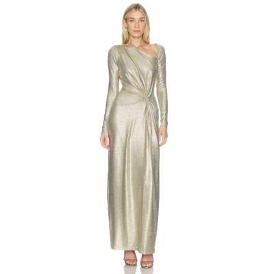 Significant Other CAERA 长袖长裙 金属暖色REVOLVE小众新款