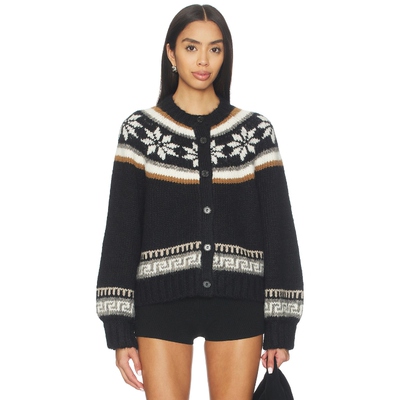 The Great THE SNOWFLAKE 毛衣 黑色REVOLVE小众新款