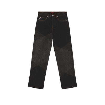 [冬季新品]Pleasures GRID 宽松的牛仔裤 蓝色REVOLVE小众