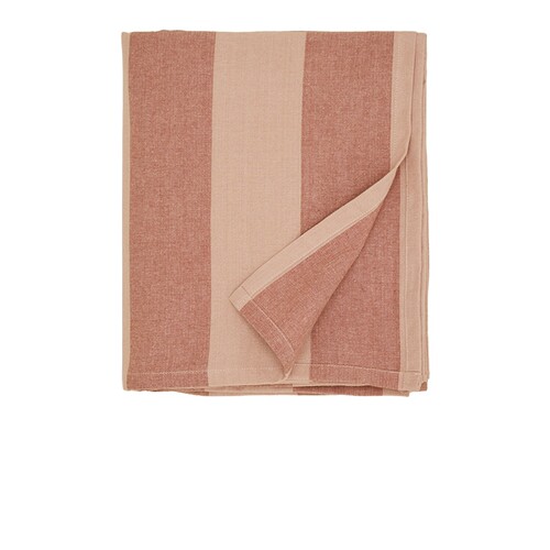 HAWKINS NEW YORK Essential Striped Tablecloth  粉色 秋冬新R