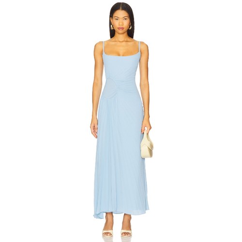 Georgia Hardinge THE TIDE 拖地长裙 Baby BlueREVOLVE小众新款