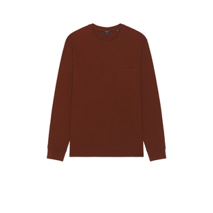 Vince T恤 棕色REVOLVE小众新款