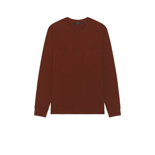 Vince T恤 棕色REVOLVE小众新款