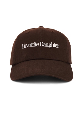 Favorite Daughter CLASSIC LOGO 棒球帽 棕色 REVOLVE小众新款