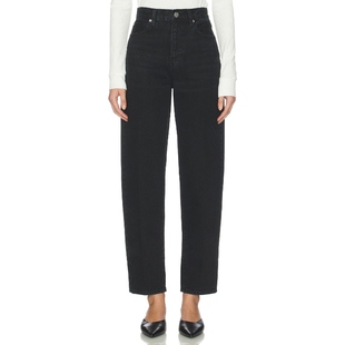 NEAT 复古风REVOLVE小众新款 直筒长裤 美式 黑色 FRAME