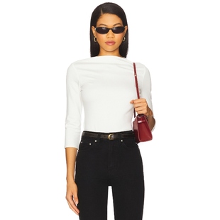 白色 MAXIME 上装 y2k辣妹风REVOLVE小众新款 and Lovers Friends