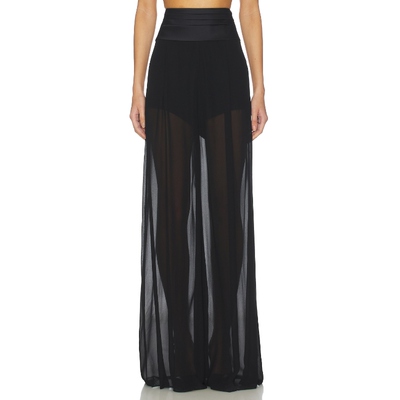 SANS FAFF TUXEDO PALAZZO 长裤 黑色 美式休闲风REVOLVE小众新款