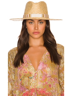 海岛度假revolve小众新款 Nikki 草帽帽类西部牛仔风 TULUM Beach