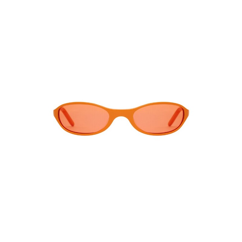 BRU Eyewear橙色太阳眼镜椭圆框窄框复古风秋冬新品墨镜REVOLVE