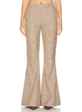 [冬季新品]Clea 喇叭口长裤棕黄色REVOLVE