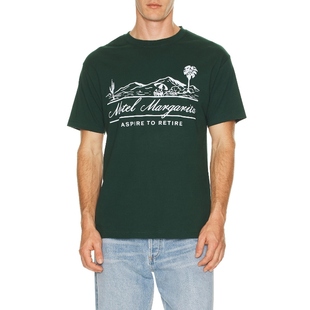 绿色REVOLVE小众新款 Motel T恤 LANDSCAPE Margarita