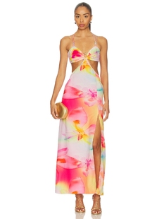 Kulani Kinis MAXI DRESS 长裙 revolve小众新款 Pink, Yellow