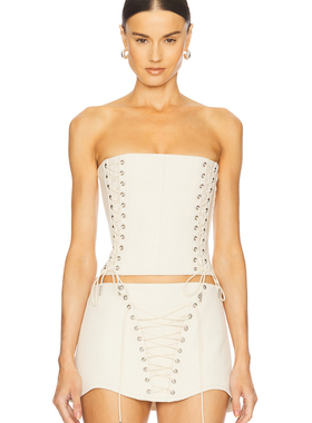 LOBA MADONNA 紧身衣 象牙白revolve小众新款