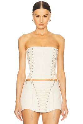 LOBA MADONNA 紧身衣 象牙白revolve小众新款