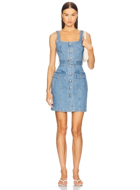 L'AGENCE MIDY 裙子 蓝色REVOLVE小众新款