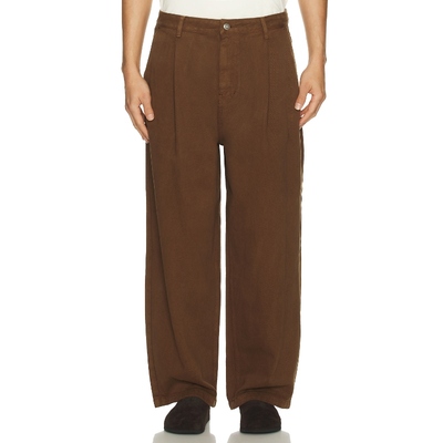 Le17Septembre One Tuck Wide Denim Pant 棕色REVOLVE小众新款
