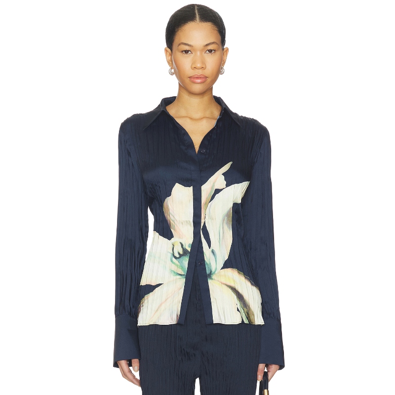 Significant Other LILIAN 衬衫 藏青色REVOLVE小众新款