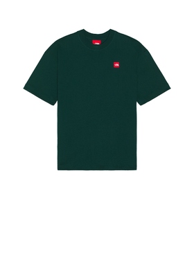 [冬季内搭]The North Face RED BOX T恤绿色REVOLVE小众新款