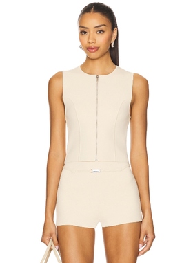 [冬季内搭]EAVES ZARINA 背心 米色辣妹风REVOLVE小众新款