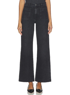 FRAME REFINED 阔腿 黑色 美式复古风REVOLVE小众新款