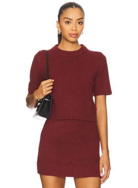 [春节穿搭]Elodie the Label SANA毛衣红色羊毛衫REVOLVE冬季保暖