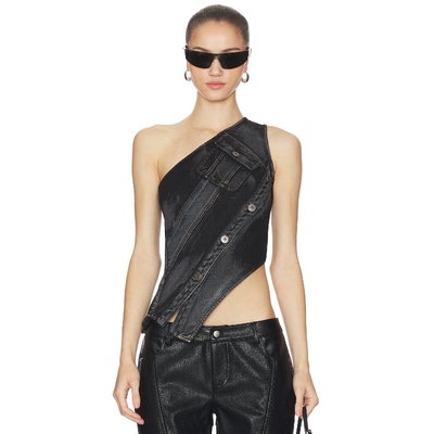 MARRKNULL 上装 黑色 y2k辣妹风REVOLVE小众新款