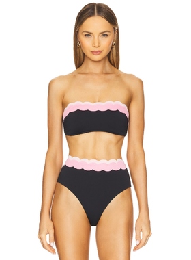 BEACH RIOT SYBIL 比基尼文胸上装 黑色REVOLVE小众新款