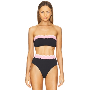 BEACH RIOT SYBIL 比基尼文胸上装 黑色REVOLVE小众新款