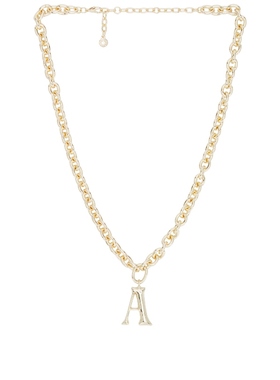 BaubleBar Initial Chain Necklace金属REVOLVE新款