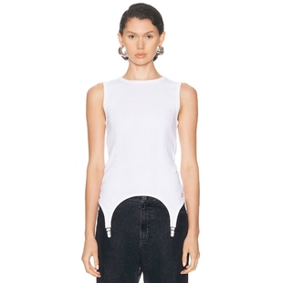 [冬季内搭]Jean Paul Gaultier LINGERIE GARTER 上装白色REVOLVE