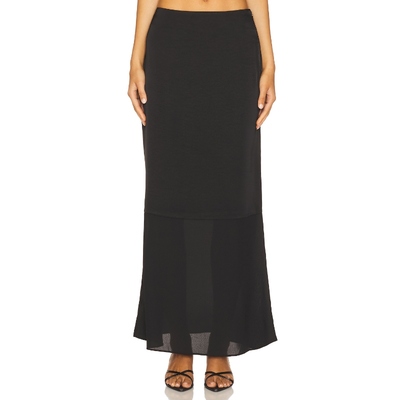 [冬季新品]4th & REckless MARCIA 半透垂感半身裙极简风REVOLVE