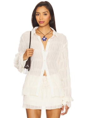 [冬季新品]SNDYS LA LOUISIANE 上装 白色REVOLVE小众