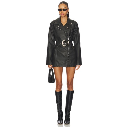 [春季新品]Show Me Your Mumu STAPLETON 连衣裙 黑色REVOLVE小众