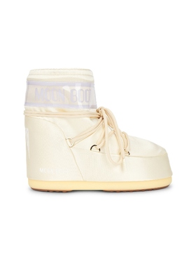 MOON BOOT MB ICON LOW PEARLY 靴子 象牙白 女款REVOLVE小众新款