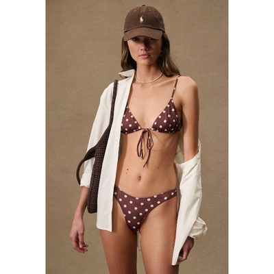 Heavy Manners 比基尼文胸上衣 巧克力色 REVOLVE小众新款